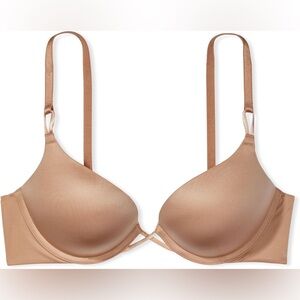 VICTORIA’S SECRET Bombshell Very Sexy Push Up Padded Nude Tan Bra
